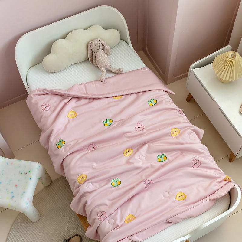 CuddleZoo Cooling Quilt Pink Bunny 120x150 2000 g