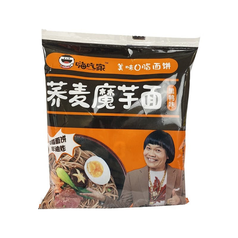 Hi eat buckwheat konjac noodles with black duck flavor 1 อัน