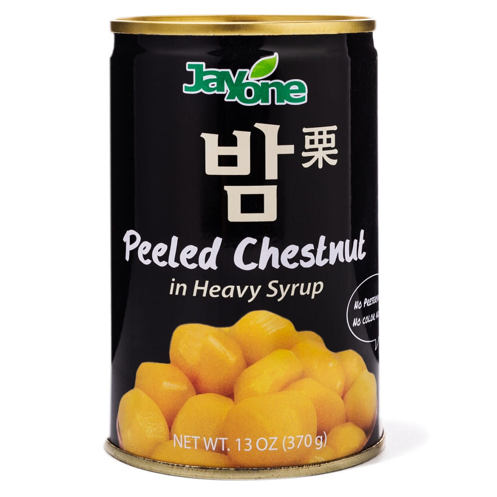 Jayone 당 절임 깐밤 통조림 13 온스*24 팩