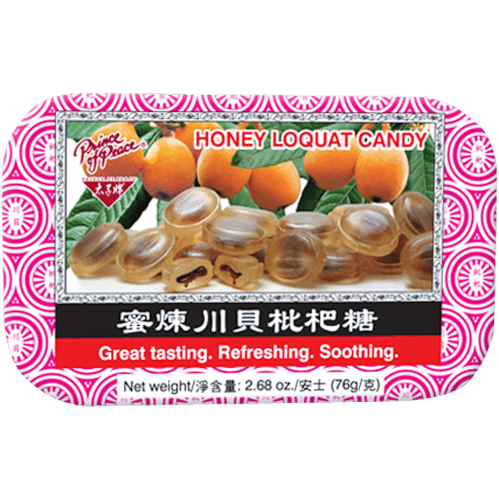 Prince of Peace Honey Loquat Candy, 76g 1 กล่อง