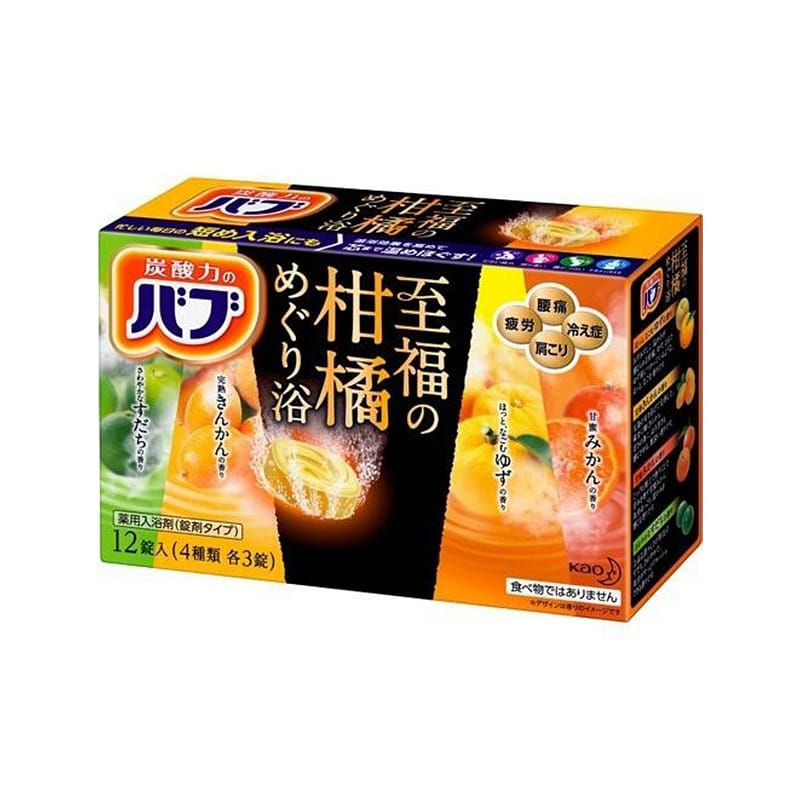 Bab 至福 柑橘 沐浴片 12片 1 份