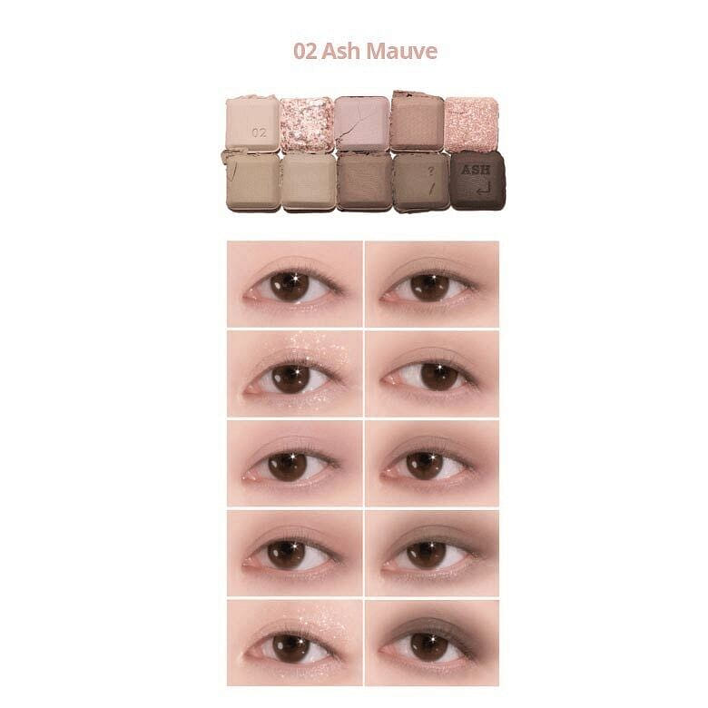 lilybyred Mood keyboard eye shadow palette10.5g#02 1 ส่วน
