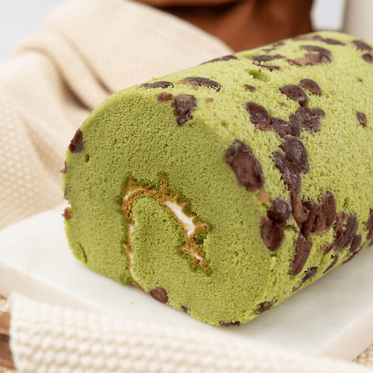 Matcha Red Bean Roll 1 each