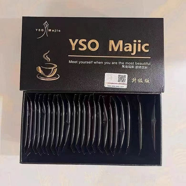 YSO Black Coffee Powder Nutritional Weight Loss Coffee 25 Bags 250 그램
