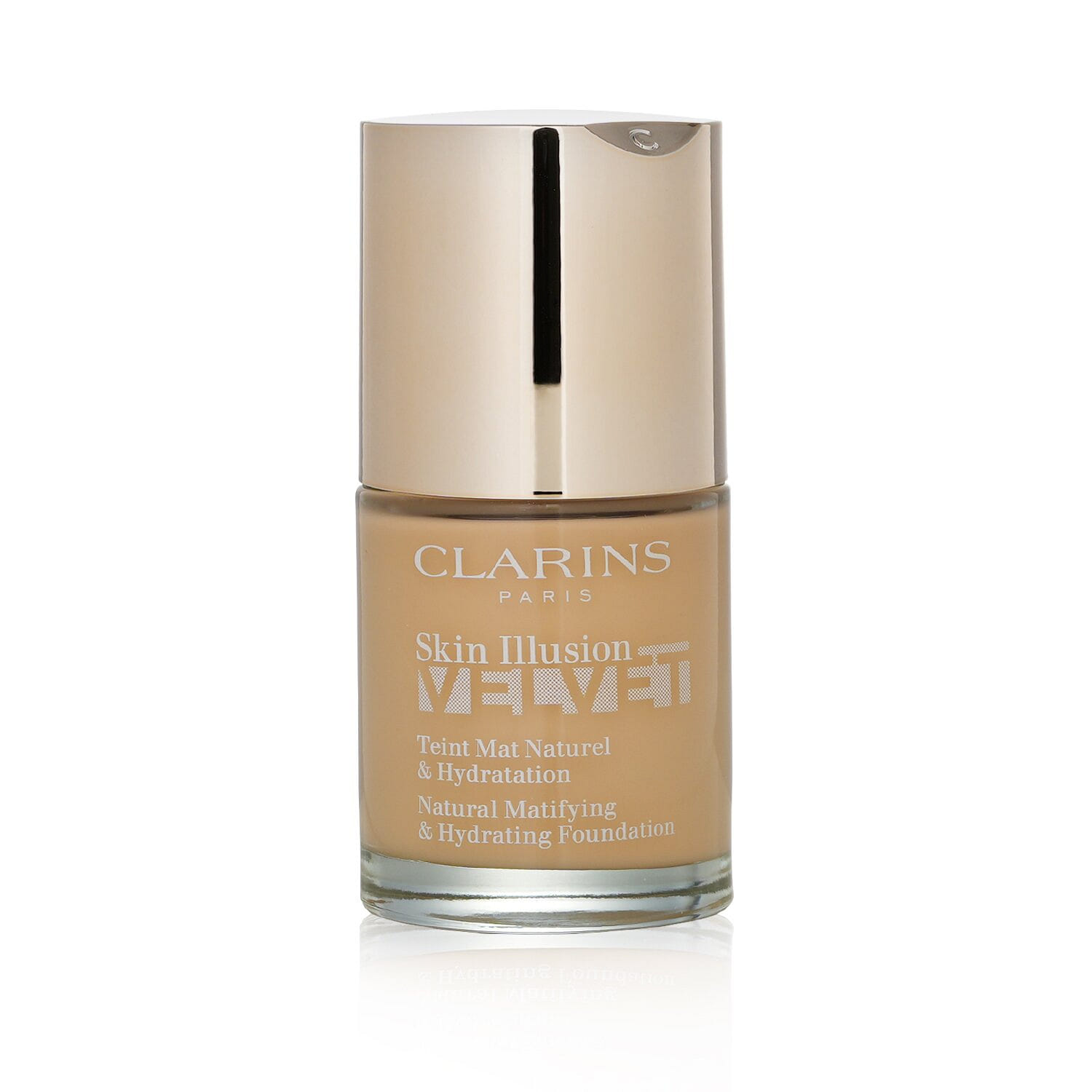 Clarins Skin Illusion Velvet Natural Matifying & Hydrating Foundation - # 105N Nude 30ml/1oz 30 มิลลิลิตร