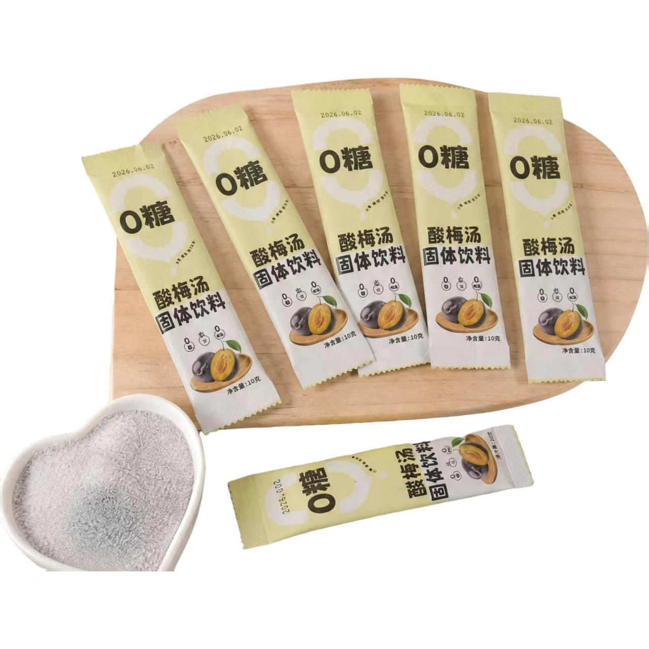 Sour Plum Drink Solid Beverage 10g*10 packs 100 g