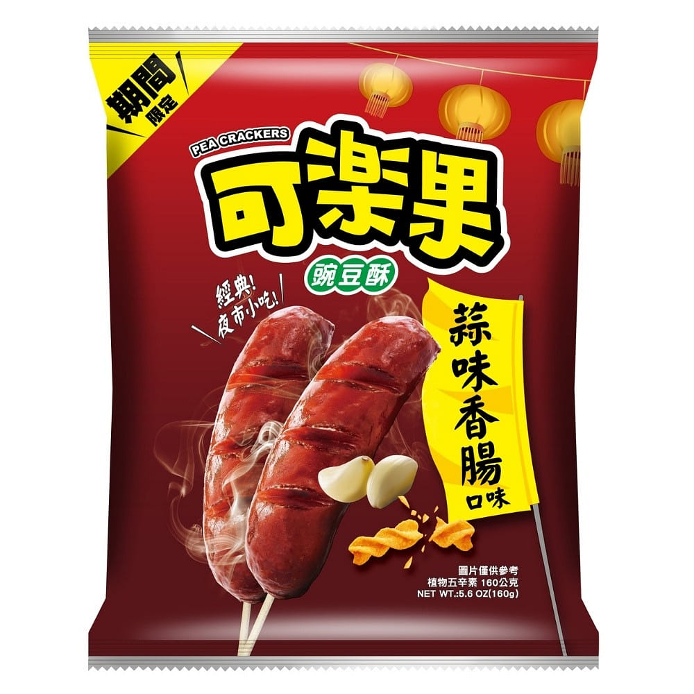 Koloko-Pea Crackers Garlic Sausage Flavor 160 g
