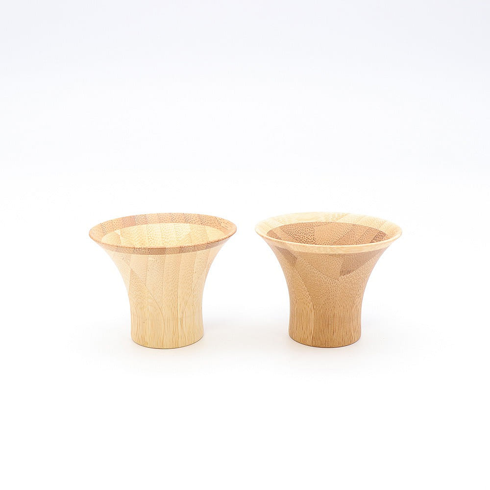 RIVERET Ochoko YURI set -dishwasher-safe bamboo sake cup made in Japan 1 개