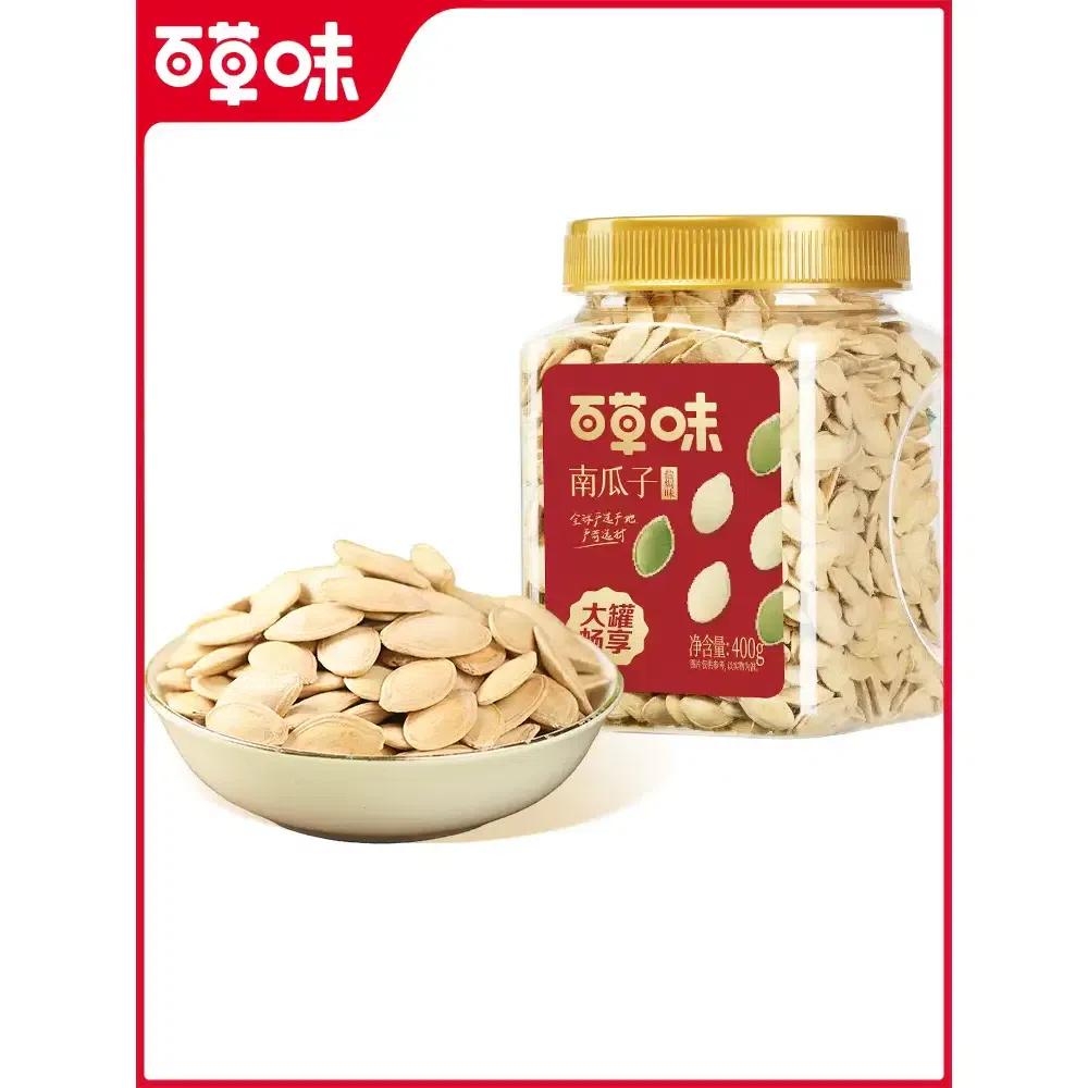 Baked pumpkin seeds canned with herbs andsalt400g 400 그램