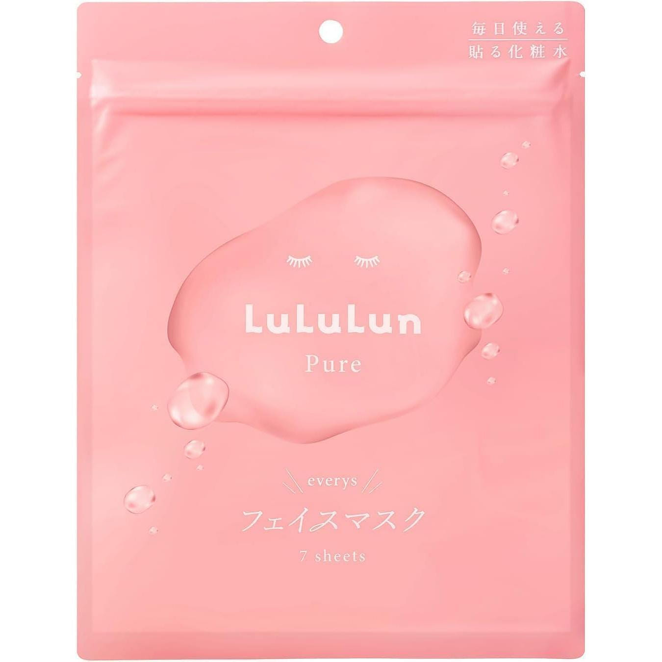LULULUN Mặt nạ hàng ngày 7 cái 1 phần