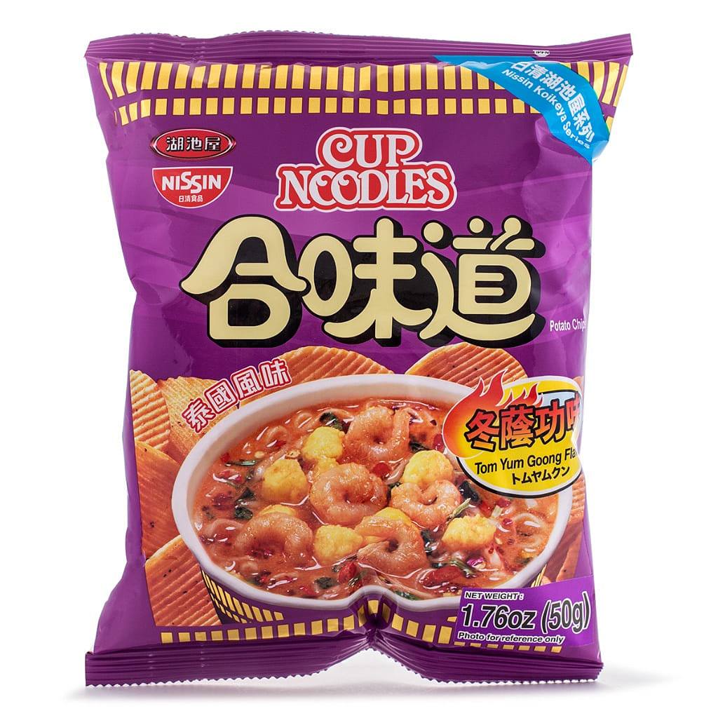 Nissin Cup Noodles Potato Chips, Tom Yum Goong Flavour 50 g