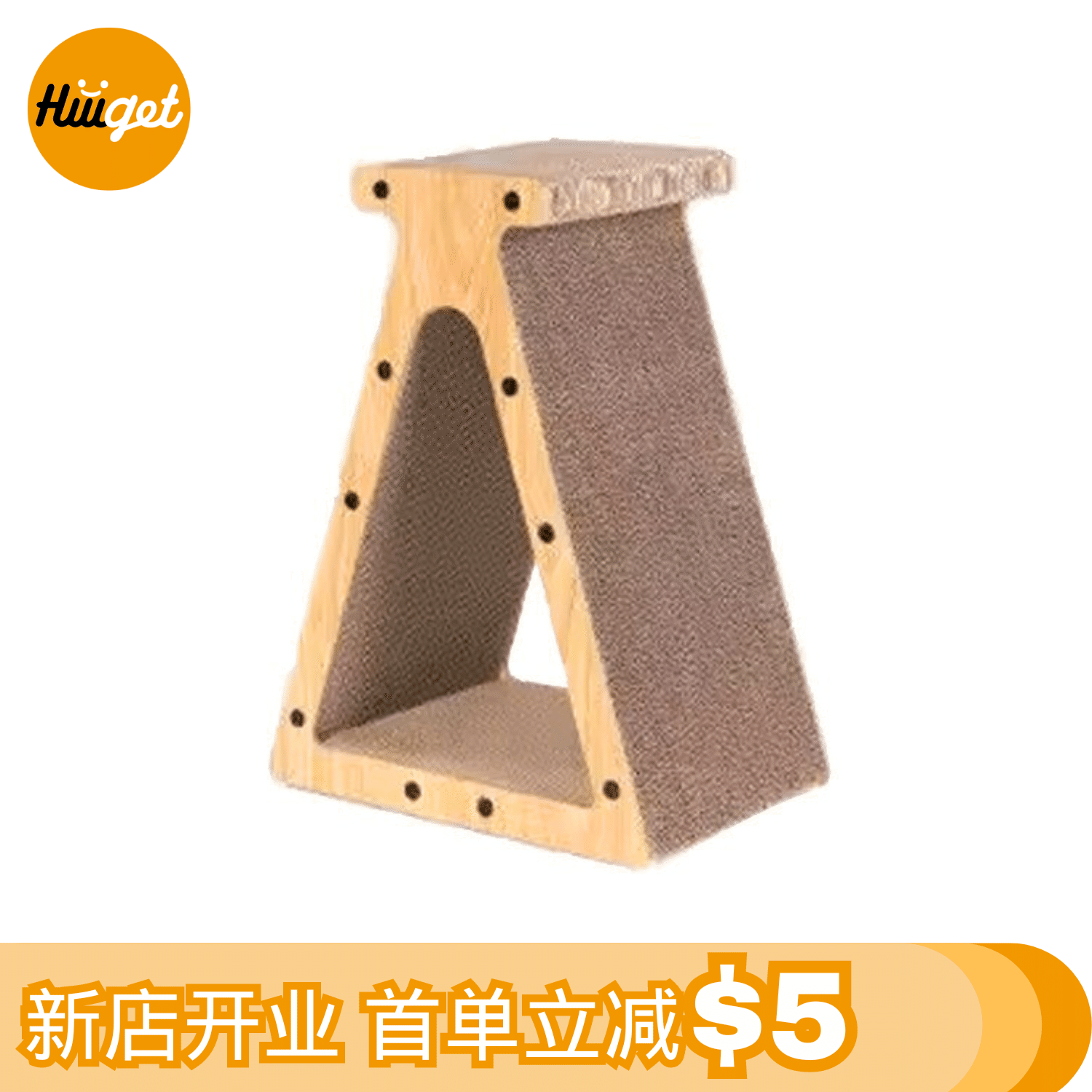 【HiiiGet】Cat Tree Scratching Board Vertical Cat Scratcher Large LSMZB-SJTTK 1 count