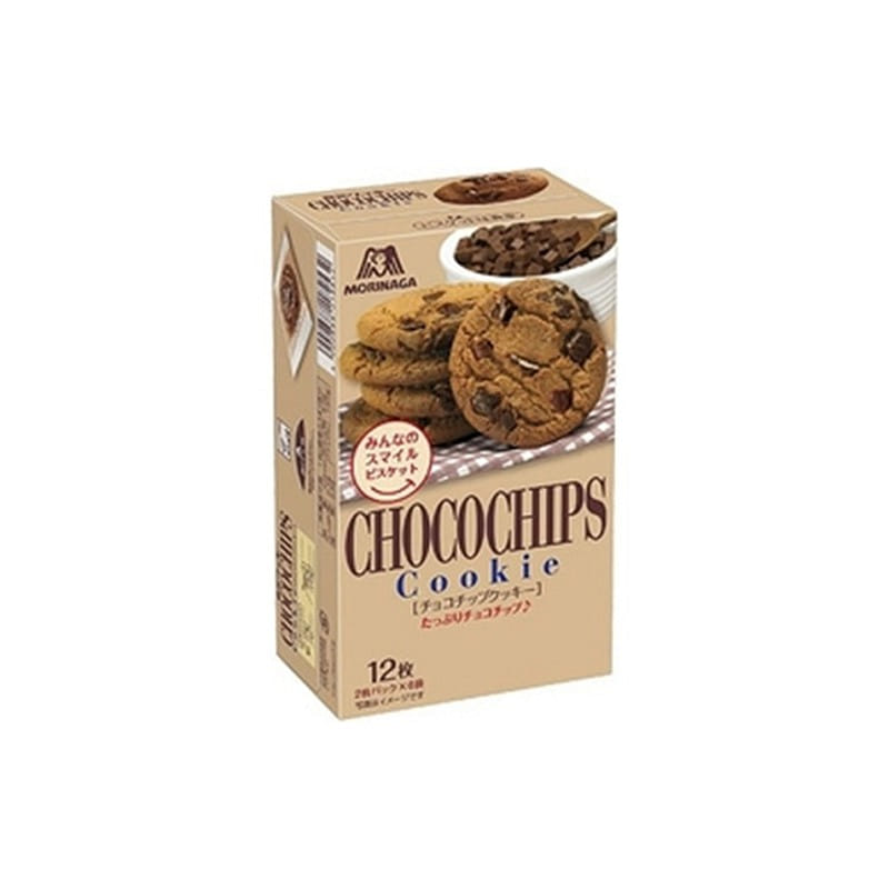 Morinaga cookies chocolate chip cookies 12 pieces 1 케이스