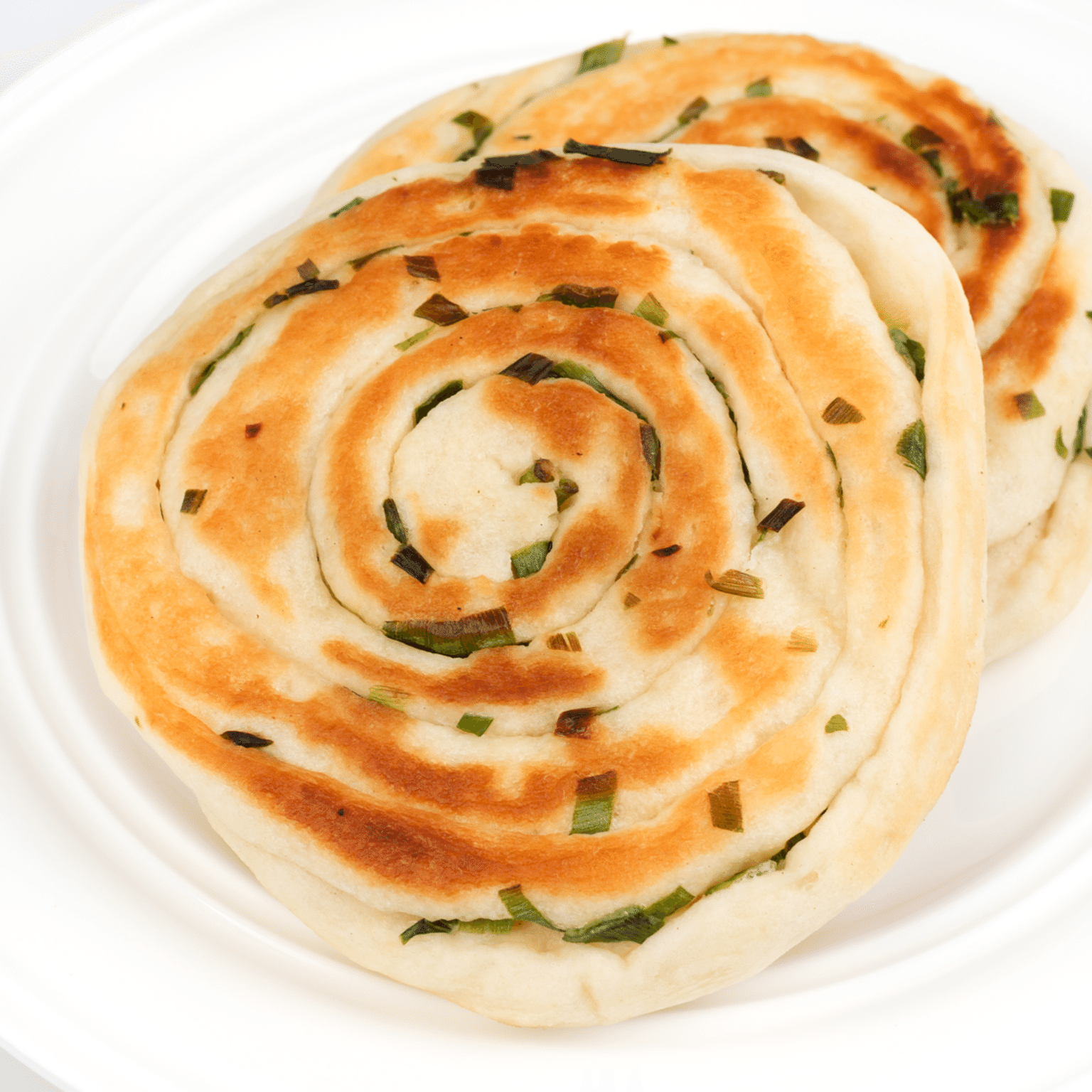 Hand Made Scallion Cake 2 pieces 1 ส่วน