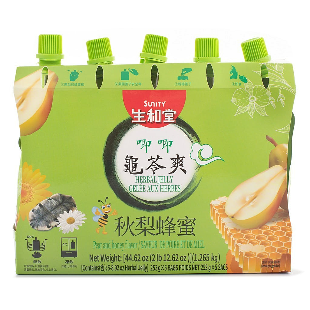 Sunity Herbal Jelly Drink Pear & Honey Flavor 253g 5 개입