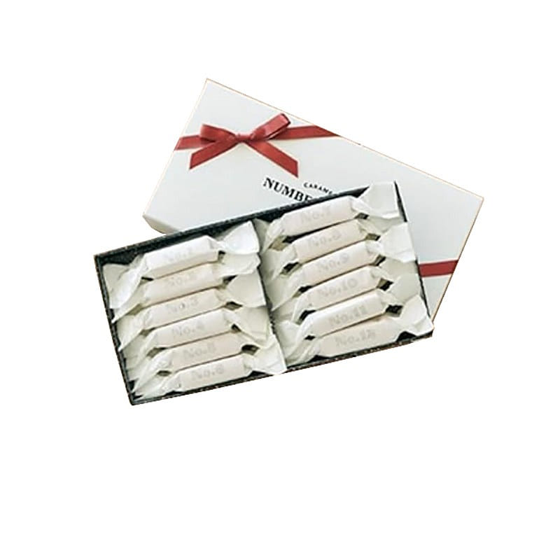 [Japan Delivery] Omotesando NUMBER SUGAR caramel milk candy No.1-No.12 24pieces 1 box