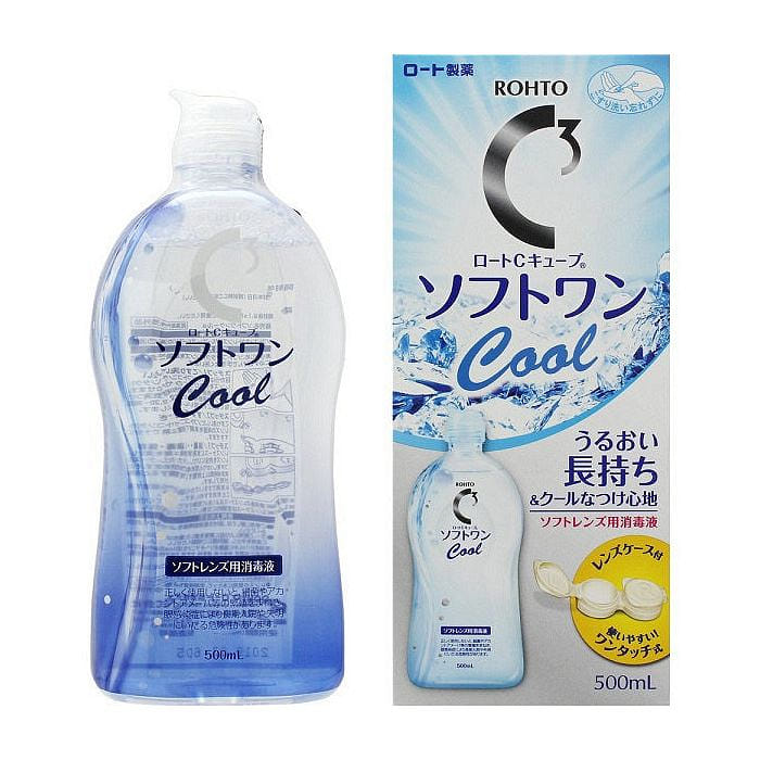 ROHTO C3 Cool Contact Lens Solution BB 1/31/28 500 밀리리터