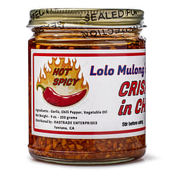 Lolo Mulong's Crispy Garlic in Chili Oil, Hot Spicy 9 oz