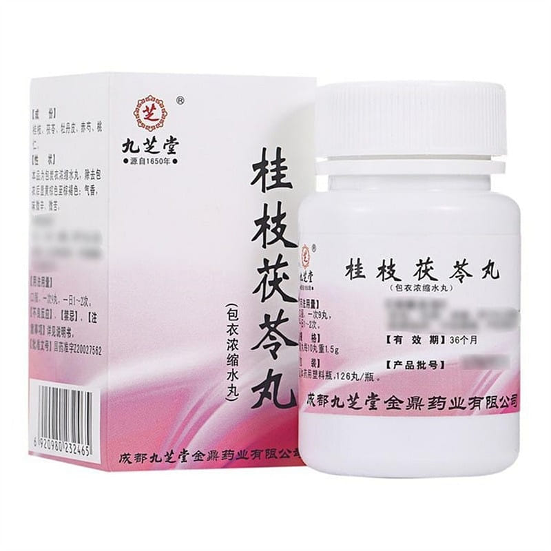Jiuzhitang Guizhi Fuling Wan (126 pills) for blood 1 pack