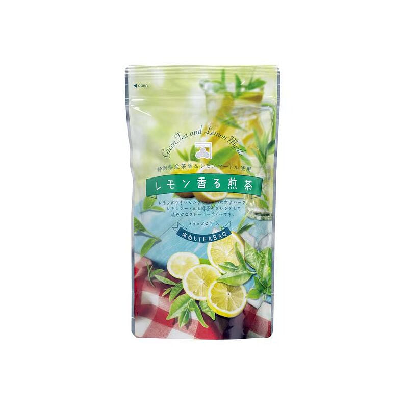 カネ松製茶 レモン香る煎茶 水出しティーバッグ 60g 1 個