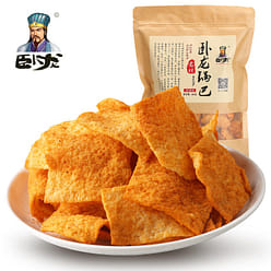 [1 package] Wolong handmade old stove crispy rice is spicy 400 g