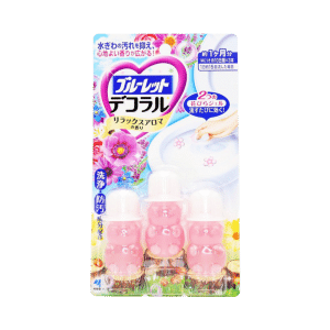 KOBAYASHI Blossom Bear Toilet Bowl Cleaner Gel Relaing Fragrance 75g3 bottles 1 ส่วน