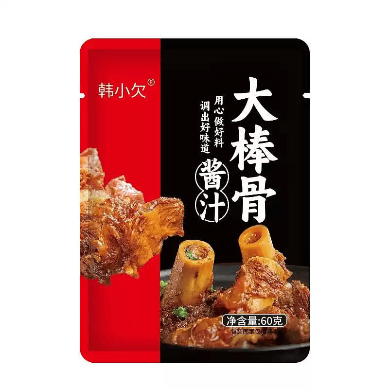 Han Xiao owes big bone sauce 60g*3 bags 180 g
