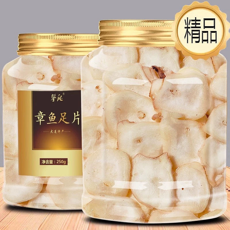 大連碳烤章魚足片孕婦兒童營養食品250g/罐 1 罐