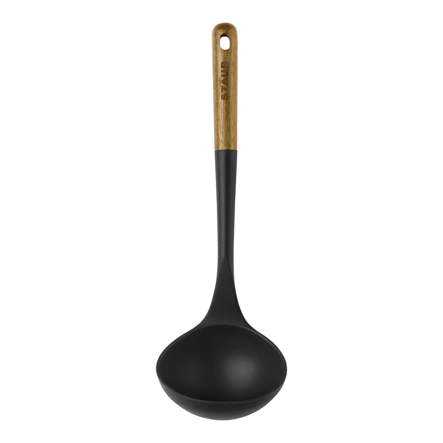 Staub Silicone with Wood Handle Soup Ladle 1 each