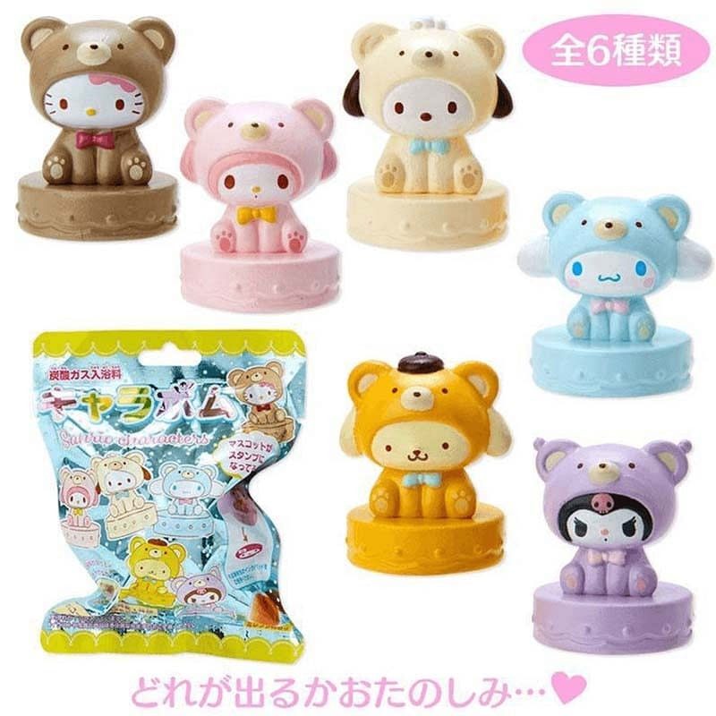 Sanrio Bath Balls Bear Stamps 6 Randomized 1 개입