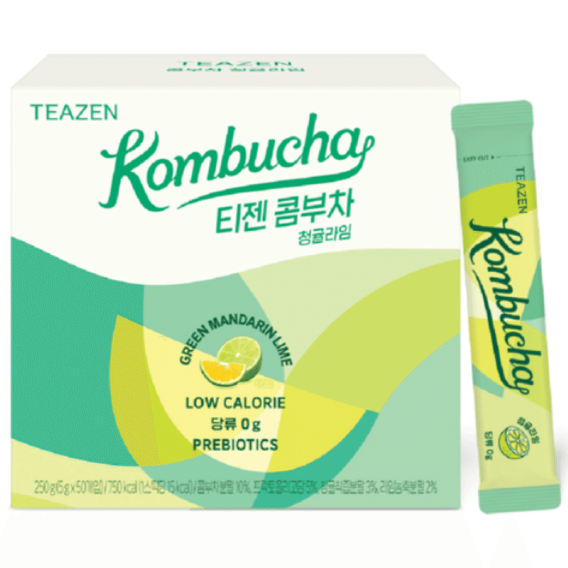 [Korea Direct ] Tezen kombucha green tangerine lime 5g, 50 pieces, 1 piece 250 กรัม