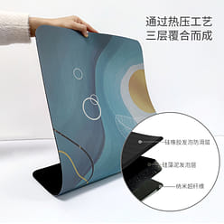 硅藻泥软垫吸水速干垫卫生间门口地垫卫浴厕所硅藻土防滑浴室脚垫  颜色:摩登灰;  尺寸:60×40cm 1 份