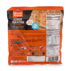 Haldiram Gobi Paratha (Cauliflower Bread), Frozen 400 g