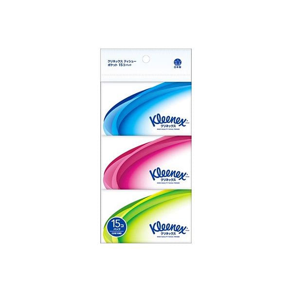 Kleenex Tissue Pocket 15 box