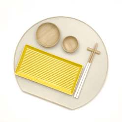 심플 칼라 그릇 세트 - Yellow / Tofu (White) 1 박스