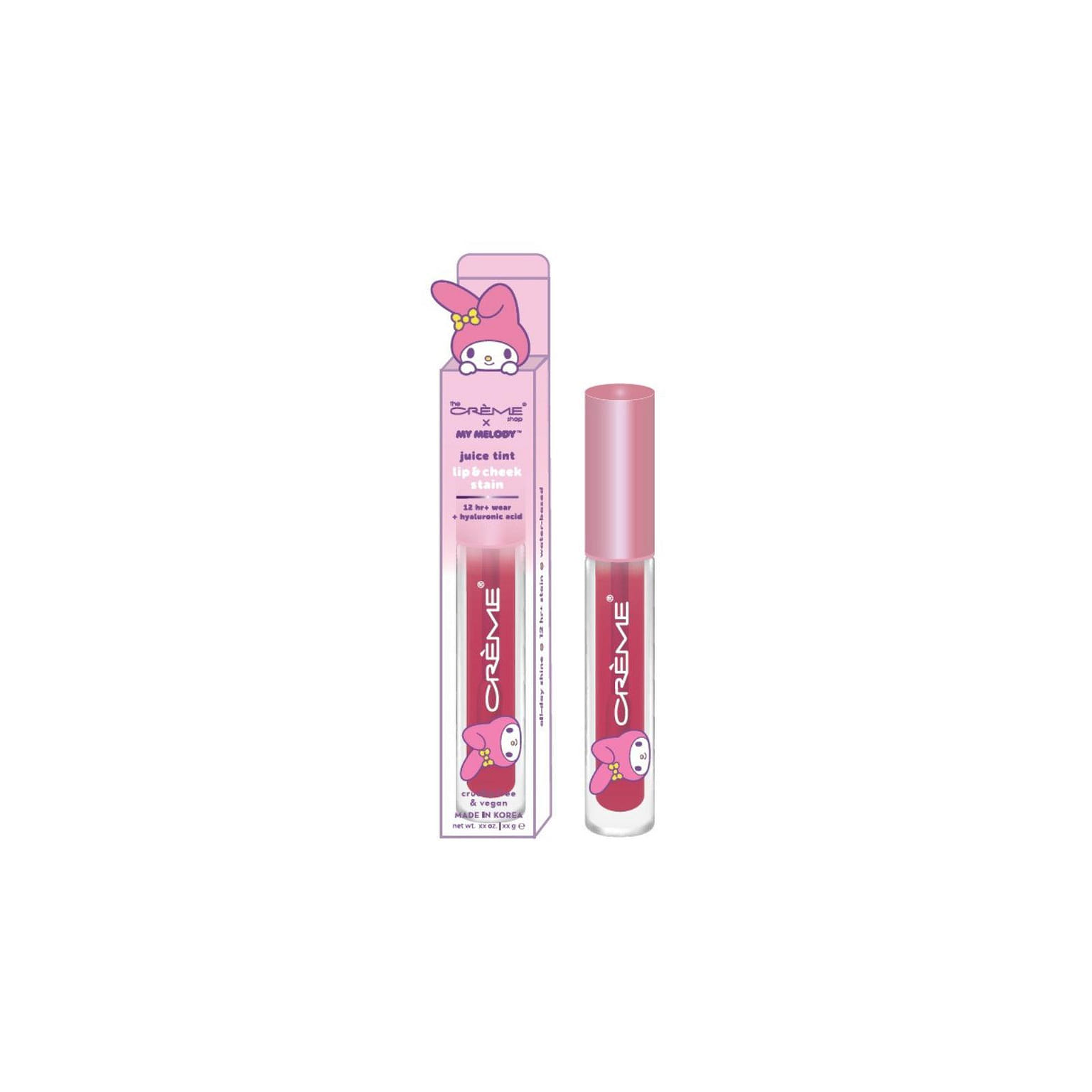 THE CREME SHOP My Melody Juice Tint Lip & Cheek Stain - Rose Bloom 1 ส่วน