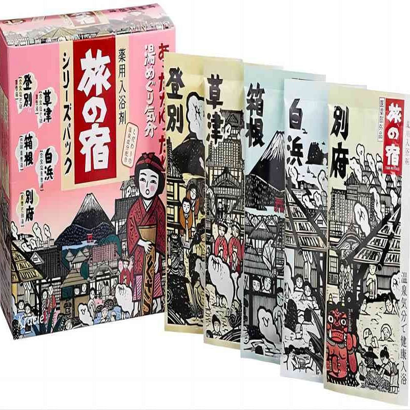 KRACIE Kanebo Tabino Yado Series Medicinal Bath Additive with Hot Spring Ingredi 1 개입