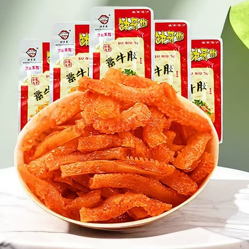 Spicy Artificial Beef Tripe Made of Konjac Hunan 480 그램