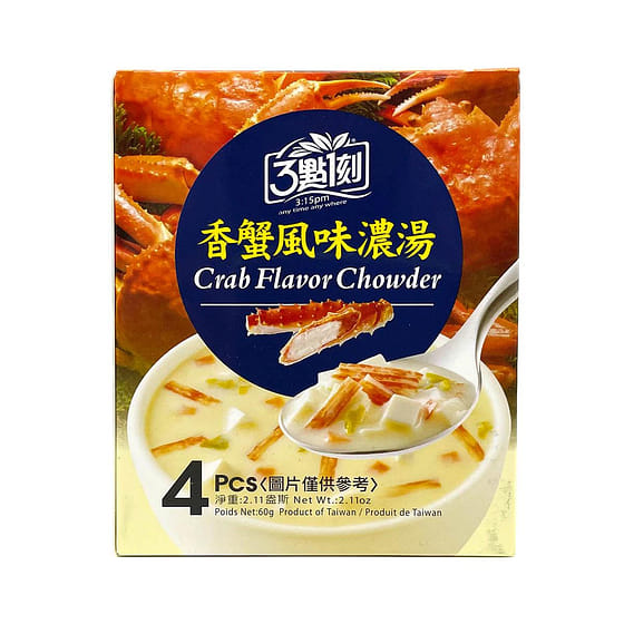 weee_instant_3:15pm Crab Falvor Chowder 4pcs 60 g