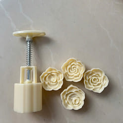 ROSE MOON CAKE MOLD - 50GR 50 g