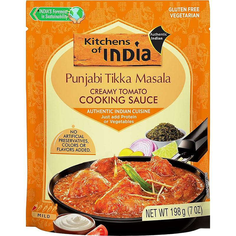 Kitchens Of India - Pujabi Tikka Masala Creamy Tomato Cooking Sauce - 7 oz 7 oz