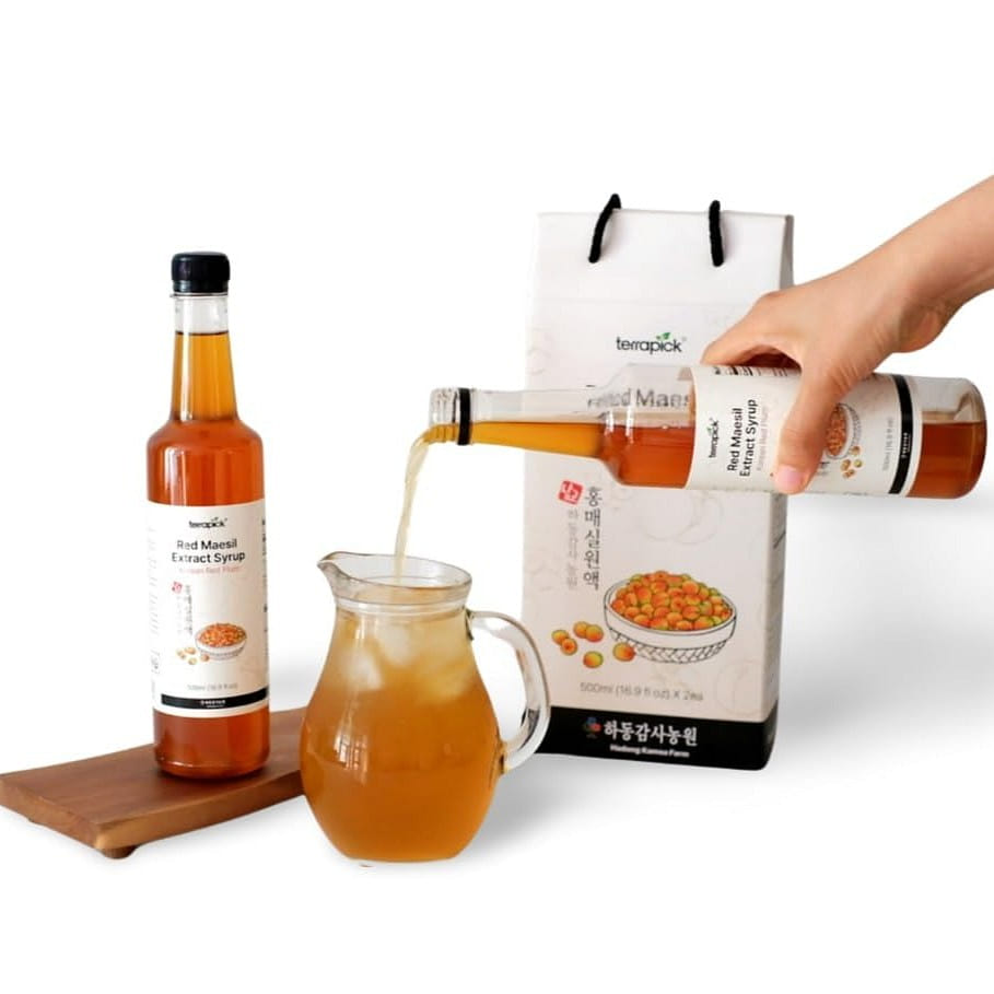 Korean Red Plum Extract Syrup - TerraPick Maesil, 1000 밀리리터
