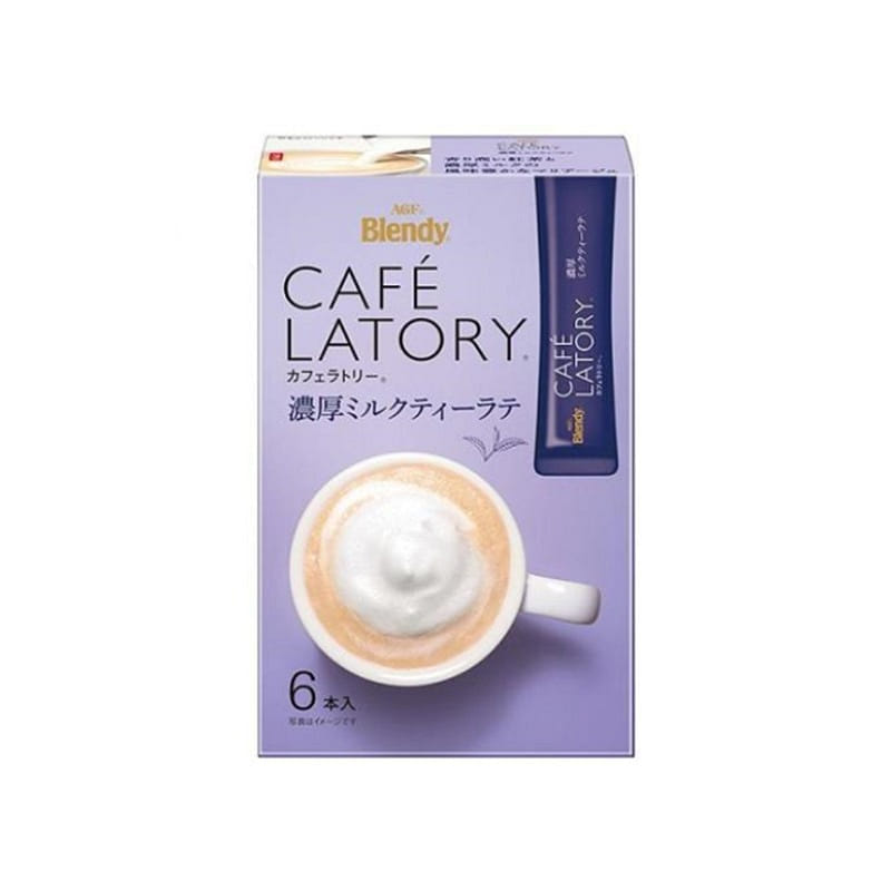 AGF Cafe Latry Rich Milk Tea Latte 6 Sticks 1 개