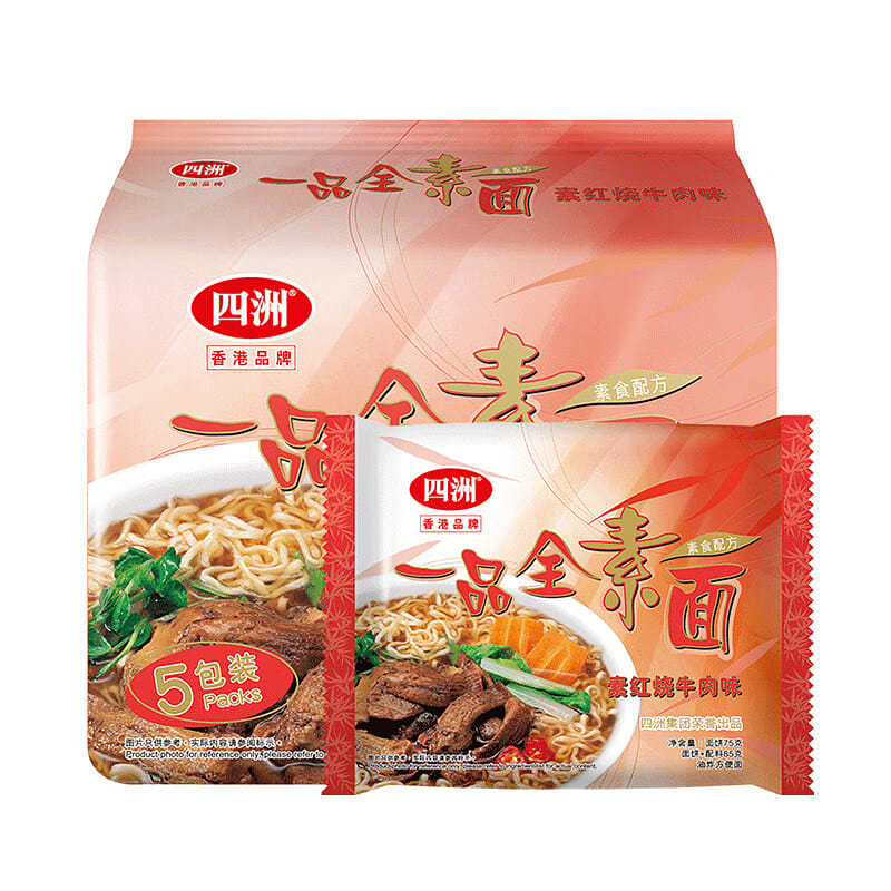 포시즈 채식 소고기국물맛 라면 5입 5 팩