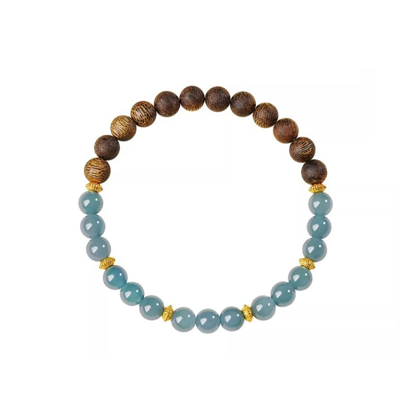 Brunei agarwood bracelet jade dew 6mm 1 box