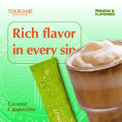 Tourane Instant Coffee Coconut Cappuccino Premium 270 g
