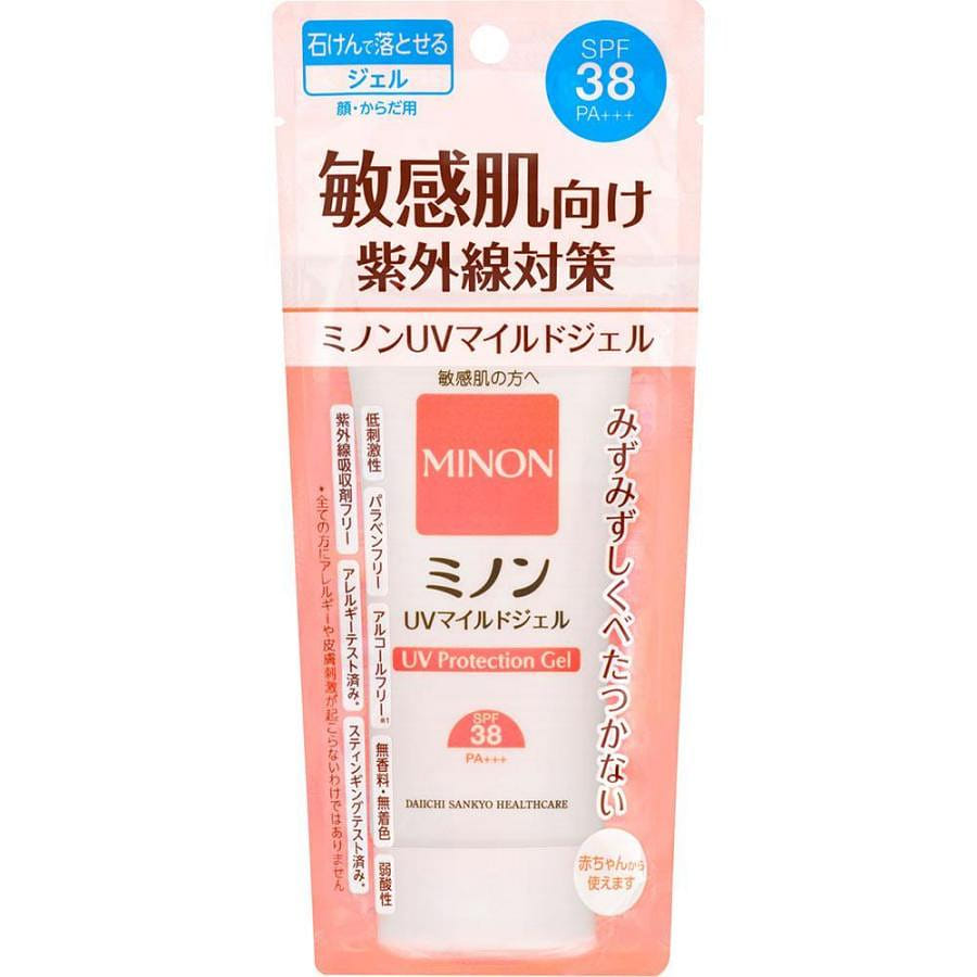 第一三共 MINON 敏感肌温和防晒啫喱70g 1 个