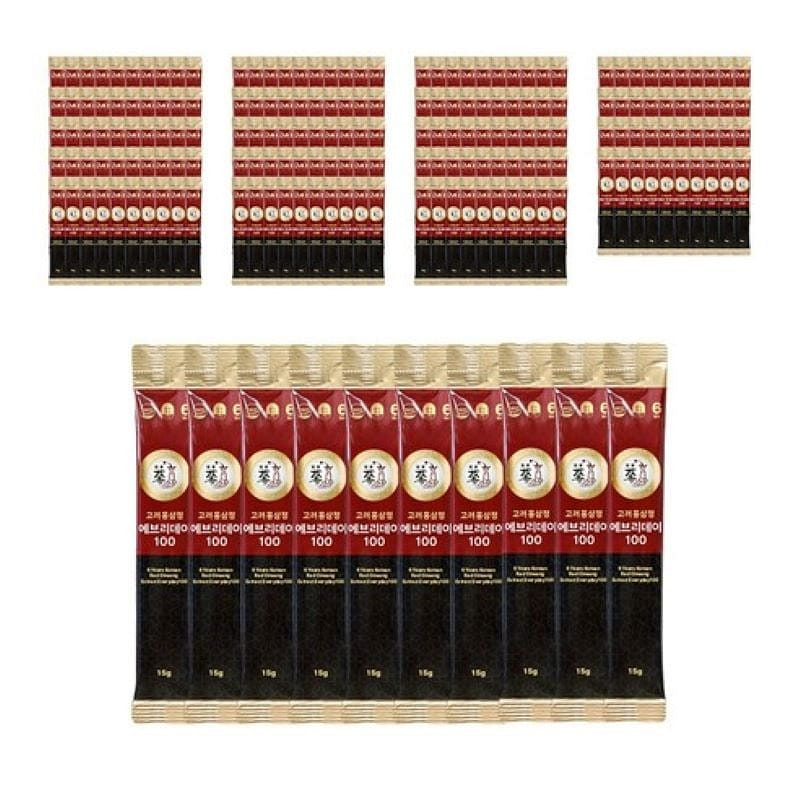 풍년보감 6년근 고려홍삼정 에브리데이100, (15g, 100개) 1 케이스