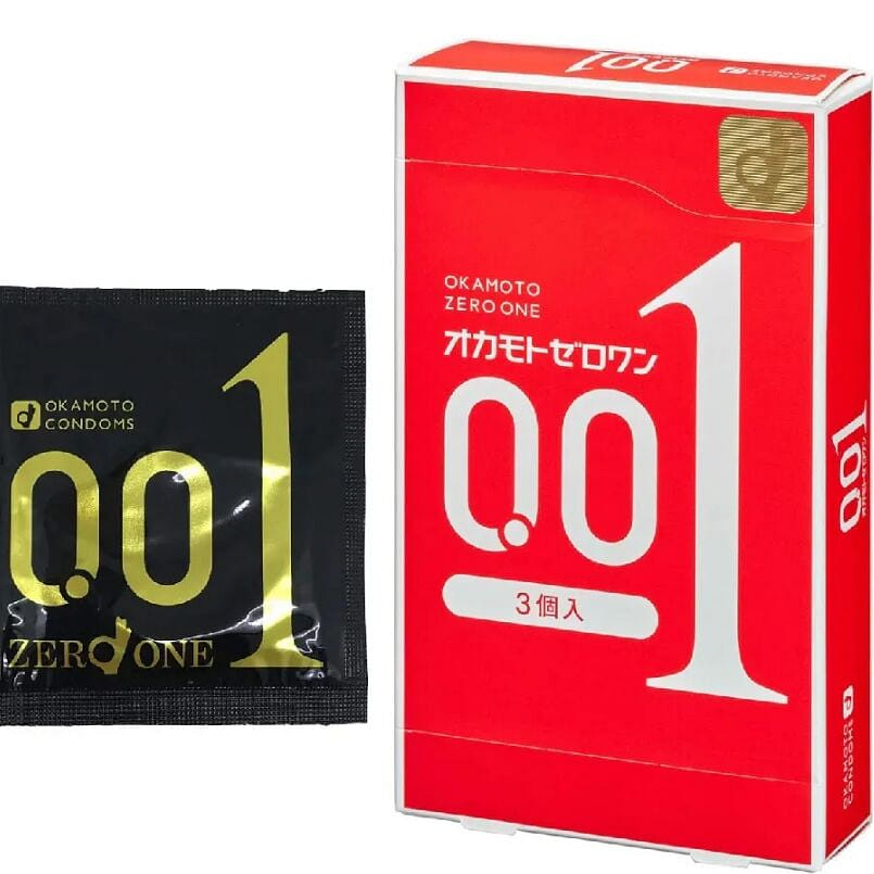 OKAMOTO 001 Condom 3counts 1 케이스
