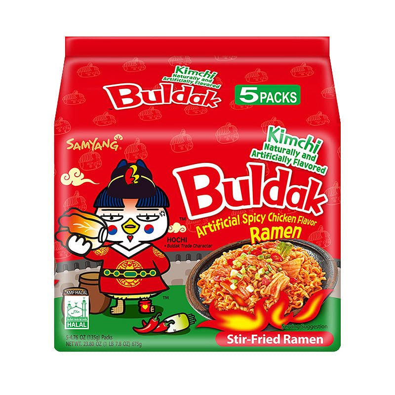 Samyang Buldak Spicy Chicken Ramen (5-Pack) - Kimchi 1 개